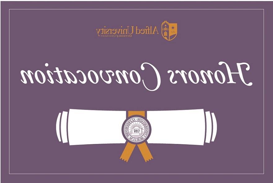 荣誉会议图形在紫色与官方非盟印章和标志与文字标记